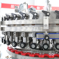 Machine de remplissage entièrement automatique pour boissons en conserve en aluminium, avec structure rotative de haute précision, pour boissons gazeuses et eau