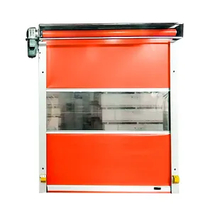 easy maintenance fast speed roller door suppliers aluminum alloy frame fast closing plastic door customizable fast shutter door