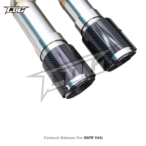 Custom Valvetronic Exhaust Muffler for BMW 540i 540 G30 G38 530i 3.0T B58 Stainless Steel Exhaust Catback <b>With</b> Remote Control - Product Image 6