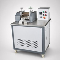 Máquina de Peletización de Plástico, Molino de Dos Rodillos para Caucho, Mezcladora de Compuestos NR SBR NBR EPDM, Granuladora, Formulación, Prueba, CE ISO