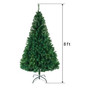 DB haute qualité 8FT Mini arbre de noël artificiel 1138 Branches pin aiguille matériel à la main debout Base en métal personnalisable - Product Image 6