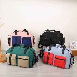High Fashion Large Capacity Dry Wet Separation Waterproof Sports Gym <b>Bag</b> Shoes Compartment Vertical Makeup Travel <b>Bags</b> - Product Image 1