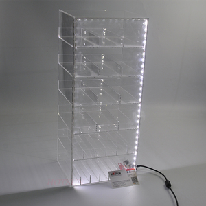 Countertop LED Hiển Thị <span class=keywords><strong>Acrylic</strong></span> Đứng cho Điện Thoại Di Động Phụ Kiện Hiển Thị Rack với Cắm - Product Image 6