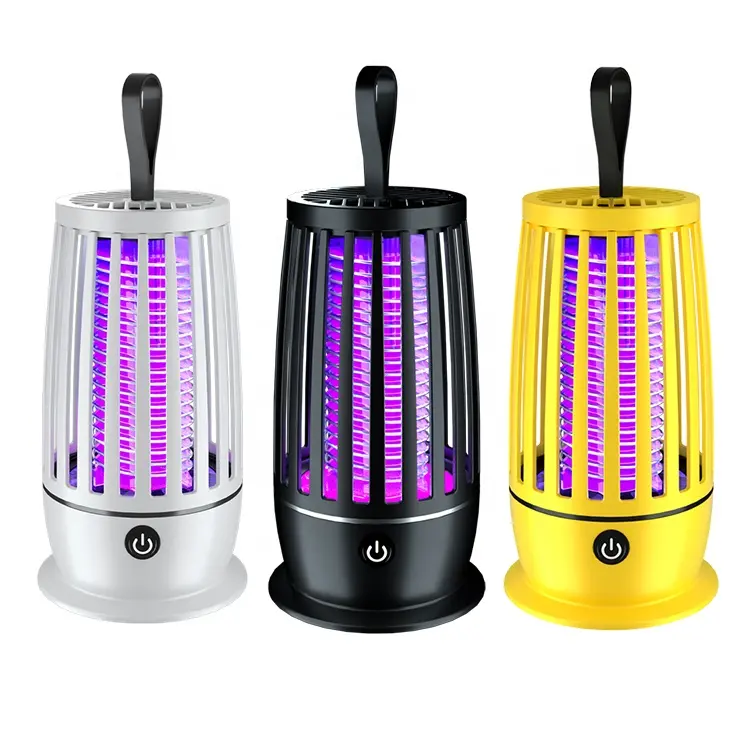 2023 Indoor and Outdoor Safe Wide-range 3000V Rechargeable Camping Portable Mosquito Killer Lamp, Mosquito-Killing Lamp