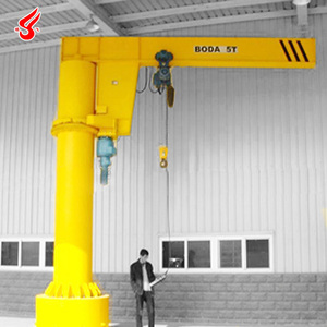 Grú<span class=keywords><strong>a</strong></span> Giratoria de Piso de Alta Calidad Profesional YUFEI, Grú<span class=keywords><strong>a</strong></span> de Columna Giratoria de 1-<span class=keywords><strong>15</strong></span> Toneladas con Polipasto para Uso en Fábricas - Product Image 5