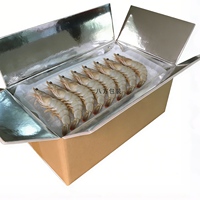 Boîte d'emballage pour poisson congelé, boîte d'expédition isotherme, boîte personnalisée imprimée, boîte d'expédition isotherme, boîte d'expédition postale, emballage