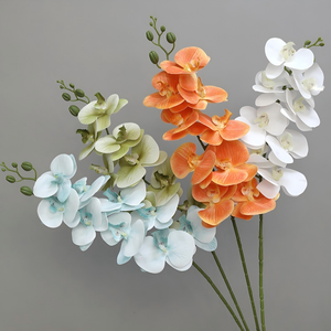 Oferta Especial: Tallo de Orquídea Artificial Grande y Realista Hecho a Mano, Flor de Seda de Alta Calidad para Decoración de Bodas, Aroma Delicioso, Ideal para Navidad - Product Image 1
