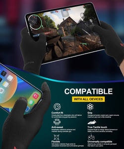 ถุงมือเล่นเกม Sarafox G01 Silver Fiber สำหรับโทรศัพท์มือถือ ถุงมือหน้าจอสัมผัสไวพิเศษ ถุงมือเล่นเกมมือถือระดับมืออาชีพ - Product Image 5