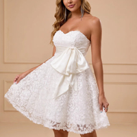 Robe de mariée personnalisée, robe de mariée grande taille, robe de mariée courte ivoire, robes magnifiques, robe de fête prénuptiale, robe blanche