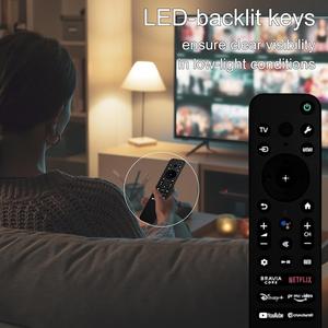 Télécommande vocale rétroéclairée RMF-TX910U compatible avec les séries <span class=keywords><strong>Sony</strong></span> <span class=keywords><strong>Bravia</strong></span> A95L X90L X77L X95L X93L A80L A75L XR/<span class=keywords><strong>KD</strong></span>/XR pour TV 2023-2024 - Product Image 4