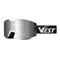 Système de verrouillage latéral magnétique pour lunettes de ski/snowboard homme/femme, anti-buée, protection UV 100%, personnalisable pour le ski et la motoneige