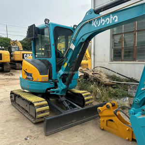Meilleure vente utilisée pour la mini-pelle Kubota KX135 3 tonnes KU155 avec composants centraux moteur boîte de vitesses pompe PLC du Japon U35 vente - Product Image 1