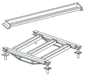 קורות סוג סולם פיגומים של קורות סוג סולם פיגומים עם מערכת הדקה - Product Image 6