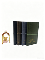 Carnet de voyage A5 en cuir PU de haute qualité avec couverture rigide et bande élastique pour étudiants, bureau et planification quotidienne