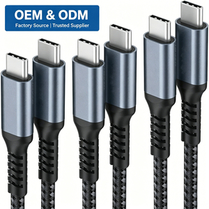 <span class=keywords><strong>Cable</strong></span> de Carga Rápida <span class=keywords><strong>Tipo</strong></span> <span class=keywords><strong>C</strong></span>, <span class=keywords><strong>Cable</strong></span> USB <span class=keywords><strong>C</strong></span>, Carga Rápida 240W 5A, Personalizado de Fábrica, 1m 2m 3m, <span class=keywords><strong>Cable</strong></span> Trenzado con Cargador PD <span class=keywords><strong>Tipo</strong></span>-<span class=keywords><strong>C</strong></span> - Product Image 1