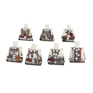 WW2 bloques de construcción militares los generales del ejército alemán militar invierno nieve camuflaje caza tropas UV Mini figuras de acción - Product Image 1