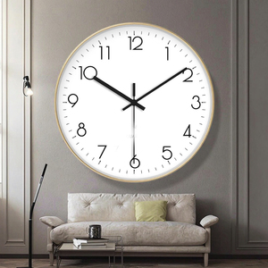 K & B Trang Trí Thạch Anh Đồng Hồ Treo Tường <span class=keywords><strong>Analog</strong></span> Hiển Thị Mộc Mạc Thiết Kế Hiện Đại Tùy Chỉnh Cho Trang Trí Nội Thất - Product Image 2