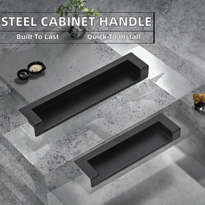 มือจับตู้สแตนเลสสไตล์อเมริกันสำหรับตู้ครัว ตู้เสื้อผ้า ตู้ลิ้นชัก - ดีไซน์ทันสมัย ติดตั้งง่าย - Product Image 2