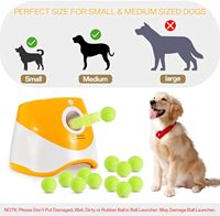Lanceur de balles automatique pour chien avec balles de tennis 3/6/9/12, pour l'intérieur et l'extérieur.