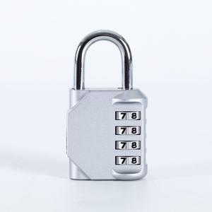 <span class=keywords><strong>Cadenas</strong></span> à combinaison numérique à 4 chiffres robuste avec logo personnalisé, étanche, pour salle de sport, avec fonction de déverrouillage par mot de passe durable - Product Image 2
