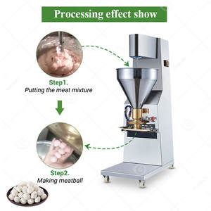 Máquina Práctica para Negocios: Máquina Moldeadora de Albóndigas de Pescado y Carne de 2 Cabezas - Product Image 4