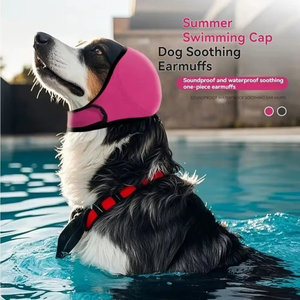 <span class=keywords><strong>Cache</strong></span>-oreilles pour chien anti-bruit, protection auditive, imperméable, apaisant, résistant aux chocs, réglable, confortable - Product Image 5