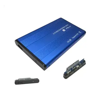 2.5 Inch Aluminum HDD <b>SSD</b> External <b>Enclosure</b> <b>With</b> USB 2.0 Interface And Cable Support Up To 480 MB/s Data Transfer Speed - Product Image 1