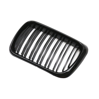 Kit carrosserie noir brillant, calandre avant simple ou double ligne en plastique ABS pour BMW Série 3 E36 1991-1999, vente chaude