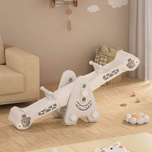 Double <span class=keywords><strong>bascule</strong></span> pour enfants bébé cheval à <span class=keywords><strong>bascule</strong></span> intérieur maternelle plastique balançoire école parc d'attractions jouets ménagers - Product Image 3