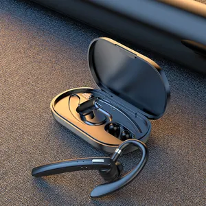 Raytrack-auriculares inalámbricos con Bluetooth para coche, audífonos con mancuerna lateral de 5, manos libres