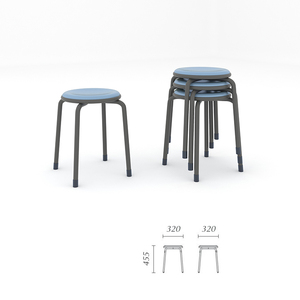 Chaise de laboratoire clinique élégante en métal pour professionnels de la santé, idéale pour les hôpitaux, les bureaux, les ateliers, les médecins et les patients - Product Image 2
