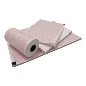 Tableau de rapport de grille rouge ECG et EKG médical Papier thermique Z-pliant 215*30mm pour le Japon <span class=keywords><strong>KODEN</strong></span> 8340 - Product Image 3