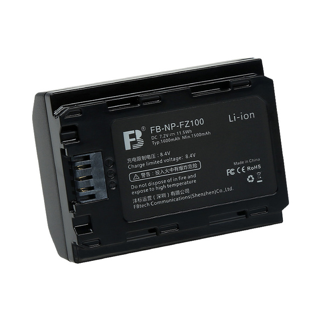 FB NP-FZ100 Rechargeable Outdoor Lithium Batteries Camcorder Camera Battery for sony A7m3 A7c A7R3 A7s3 A7R4 A7M4 7RM3 A9M2 a