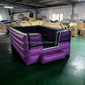 Pit de espuma de aire de PVC para gimnasio, suelo de fitness de aterrizaje, inflable, móvil, pista de aire, equipo de gimnasia, protección de entrenamiento - Product Image 3