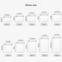 Pot en plastique transparent PET à large ouverture pour aliments et bougies, avec couvercle, disponible en 100/200/300/400/500/800/1000 ml – Le meilleur de Chine