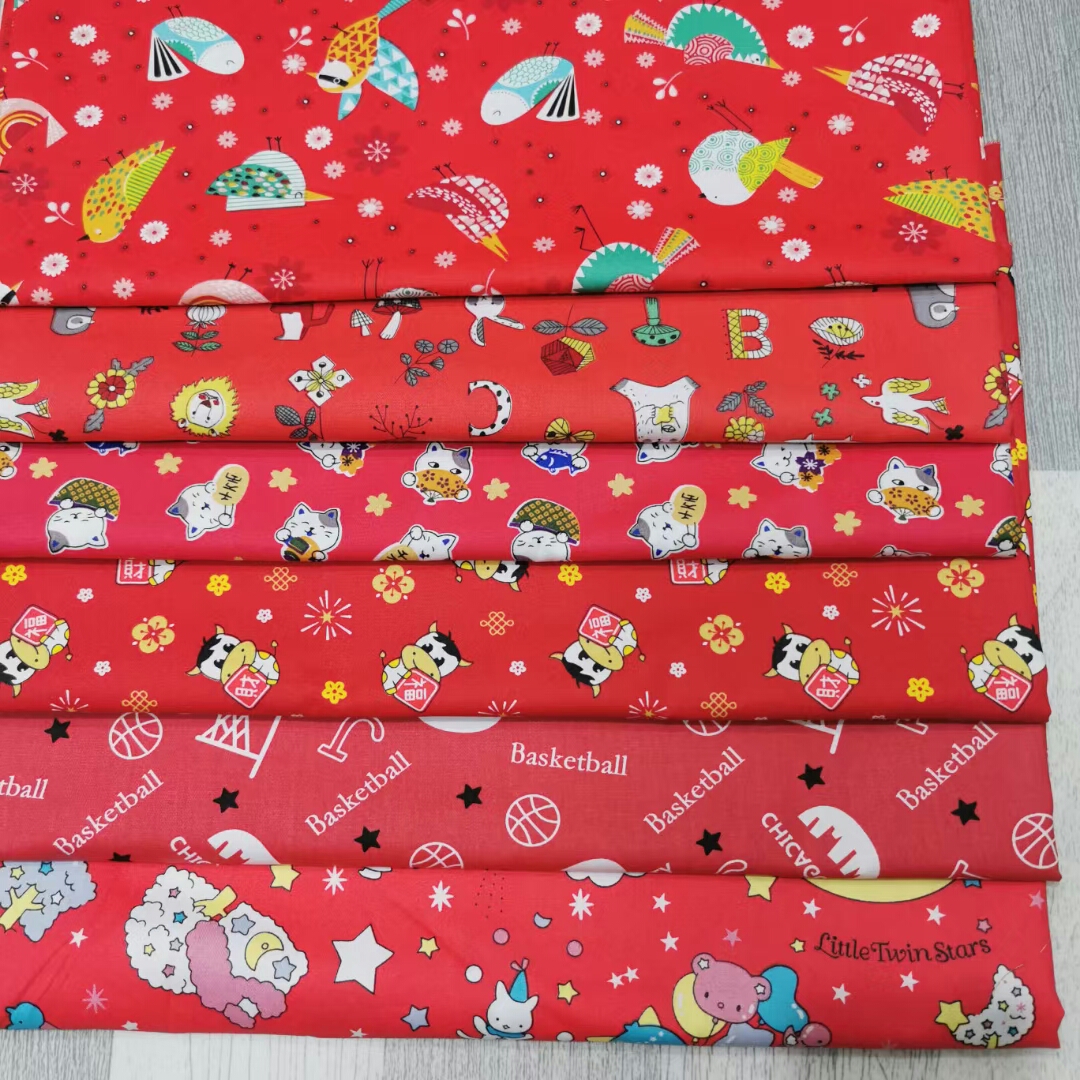 Рулон хлопчатобумажной ткани с цифровой печатью OEM