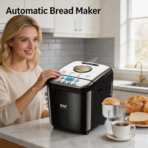 Máquina para Hacer <span class=keywords><strong>Pan</strong></span> Totalmente Automática YC-51, Capacidad de 1.5L, 550W, Acero Inoxidable, Amasadora y Fermentadora con Temporizador para el Hogar - Product Image 6