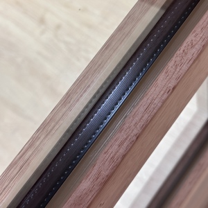 Cửa sổ khung gỗ liền khối cách âm kính hai lớp ba lớp tùy chỉnh với lưới trang trí cho cửa sổ khung gỗ - Product Image 2