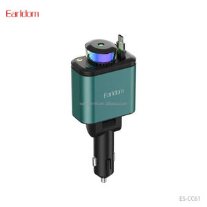 Cargador rápido Earldom 4 en 1 de 120w con cables telescópicos dobles integrados CC61 - Product Image 1