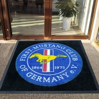 Tapis d'entrée personnalisé avec logo imprimé, design unique, tapis de sol en nylon, tapis de sol en caoutchouc lavable
