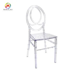 Nuevo estilo usado resina boda alquiler Phoenix silla para boda