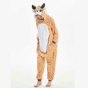Solid Color Sherpa Hooded <b>Romper</b> Lounge <b>Cute</b> Furry Teddy Bear Onesie <b>Women</b> Autumn Winter Plus Size Flannel Pajamas Zipper Fly - Product Image 5