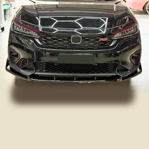 Welta Nouveauté : Protection de pare-chocs avant (lame de spoiler) en plastique ABS+PP noir pour berline urbaine – Vente chaude - Product Image 4