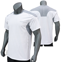 Camiseta Deportiva Personalizada de Poliéster y Elastano para Hombre, Absorbe la Humedad, Cuello Redondo, para Gimnasio