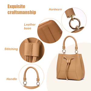 Cina all'ingrosso 2025 stile minimalista borse in pelle <span class=keywords><strong>cammello</strong></span> da donna per la vendita al dettaglio - Product Image 5