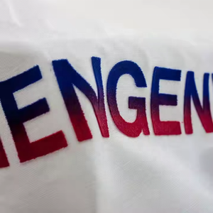 Logo del marchio personalizzato 3D lettere numero colore floccante stampa di trasferimento di calore da te abbigliamento capi di abbigliamento ferro su T Shirt adesivi - Product Image 3
