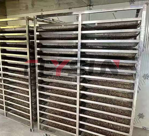 Fresh Meat Drying Room Suitable for Drying Beef Jerky Pork Jerky and Pet Snacks <b>Trolley</b> Style Drying Room EnergySaving Supplier - Product Image 5