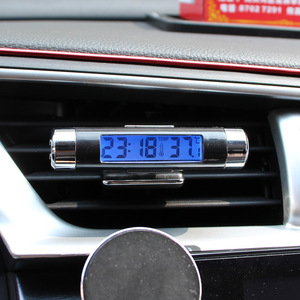 <span class=keywords><strong>Thermomètre</strong></span> numérique LCD de <span class=keywords><strong>voiture</strong></span> 2 en 1, horloge de <span class=keywords><strong>voiture</strong></span>, <span class=keywords><strong>thermomètre</strong></span> numérique rétro-éclairé, <span class=keywords><strong>thermomètre</strong></span> automobile - Product Image 1
