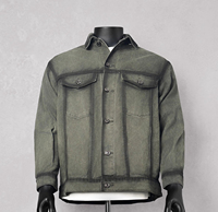 Veste de travail streetwear pour homme en tissu peigné, épaisse, style Detroit, effet délavé, rétro, industrielle, utilitaire, avec fermeture frontale
