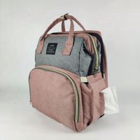 Sacs à langer personnalisés pour maman, sac à dos avec station de change, grand sac avec lit bébé pliable, sac à couches pour maman enceinte